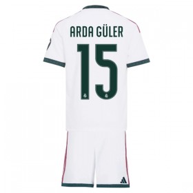 Levné Real Madrid Arda Guler 15 Dětské Domácí Fotbalové dresy 2026-27 Krátký Rukáv
