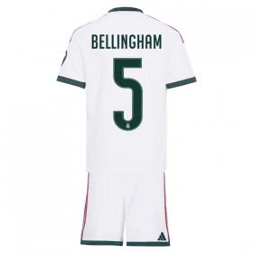 Levné Real Madrid Bellingham 5 Dětské Domácí Fotbalové dresy 2026-27 Krátký Rukáv