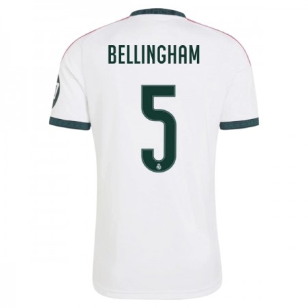 Levné Real Madrid Bellingham 5 Domácí Fotbalové dresy 2026-27 Krátký Rukáv