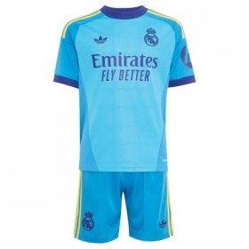 Levné Real Madrid Brankářské Dětské Venkovní Fotbalové dresy 2026-27 Krátký Rukáv