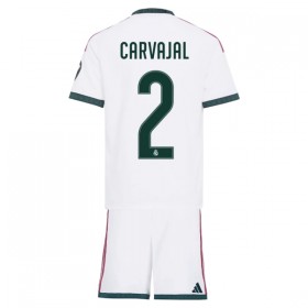 Levné Real Madrid Carvajal 2 Dětské Domácí Fotbalové dresy 2026-27 Krátký Rukáv