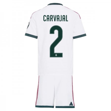 Levné Real Madrid Carvajal 2 Dětské Domácí Fotbalové dresy 2026-27 Krátký Rukáv