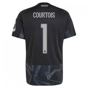 Levné Real Madrid Courtois 1 Brankářské Domácí Fotbalové dresy 2026-27 Krátký Rukáv