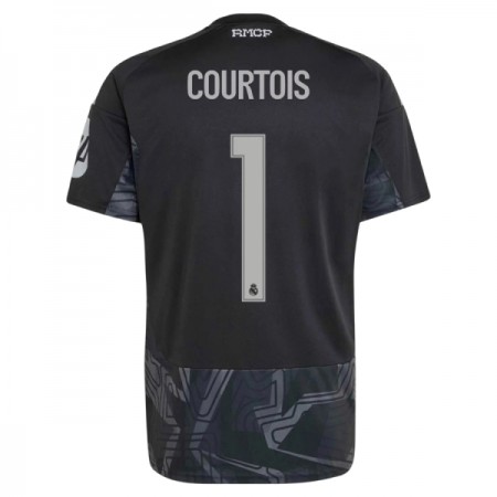 Levné Real Madrid Courtois 1 Brankářské Domácí Fotbalové dresy 2026-27 Krátký Rukáv