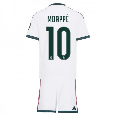 Levné Real Madrid Mbappé 10 Dětské Domácí Fotbalové dresy 2026-27 Krátký Rukáv