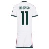 Levné Real Madrid Rodrygo 11 Dětské Domácí Fotbalové dresy 2026-27 Krátký Rukáv