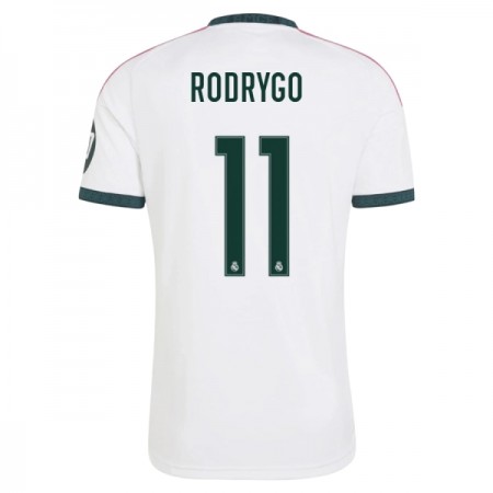 Levné Real Madrid Rodrygo 11 Domácí Fotbalové dresy 2026-27 Krátký Rukáv