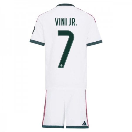 Levné Real Madrid Vini JR 7 Dětské Domácí Fotbalové dresy 2026-27 Krátký Rukáv