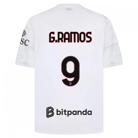 Levné AC Milán G. Ramos 9 Venkovní Fotbalové dresy 2026-27 Krátký Rukáv
