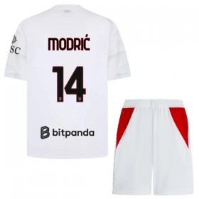 Levné AC Milán Modrić 14 Dětské Venkovní Fotbalové dresy 2026-27 Krátký Rukáv