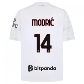 Levné AC Milán Modrić 14 Venkovní Fotbalové dresy 2026-27 Krátký Rukáv