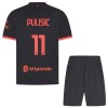 Levné AC Milán Pulisic 11 Dětské Alternativní Fotbalové dresy 2026-27 Krátký Rukáv
