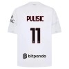 Levné AC Milán Pulisic 11 Venkovní Fotbalové dresy 2026-27 Krátký Rukáv