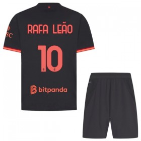 Levné AC Milán Rafael Leao 10 Dětské Alternativní Fotbalové dresy 2026-27 Krátký Rukáv