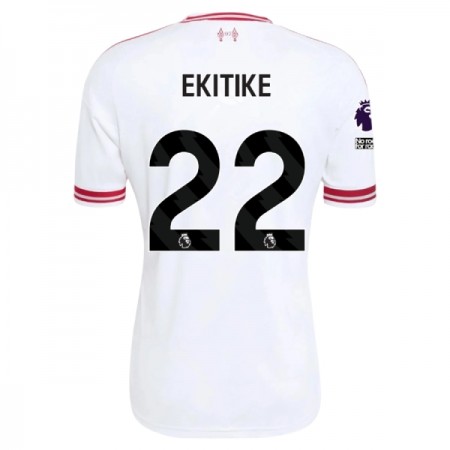 Levné Liverpool Ekitike 22 Venkovní Fotbalové dresy 2026-27 Krátký Rukáv