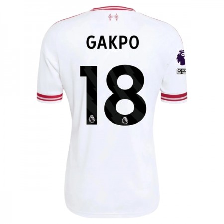 Levné Liverpool Gakpo 18 Venkovní Fotbalové dresy 2026-27 Krátký Rukáv