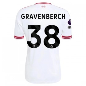 Levné Liverpool Gravenberch 38 Venkovní Fotbalové dresy 2026-27 Krátký Rukáv