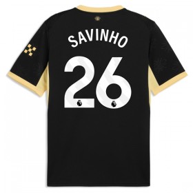 Levné Manchester City Savinho 26 Venkovní Fotbalové dresy 2026-27 Krátký Rukáv