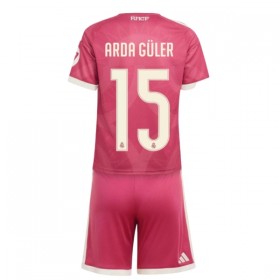 Levné Real Madrid Arda Guler 15 Dětské Alternativní Fotbalové dresy 2026-27 Krátký Rukáv