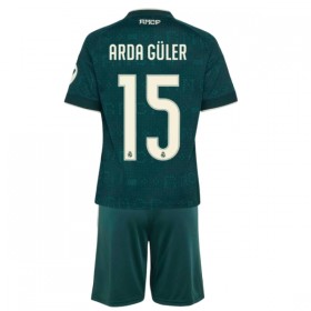 Levné Real Madrid Arda Guler 15 Dětské Venkovní Fotbalové dresy 2026-27 Krátký Rukáv