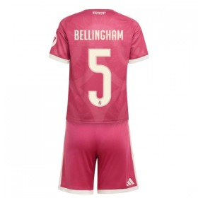 Levné Real Madrid Bellingham 5 Dětské Alternativní Fotbalové dresy 2026-27 Krátký Rukáv