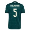 Levné Real Madrid Bellingham 5 Venkovní Fotbalové dresy 2026-27 Krátký Rukáv