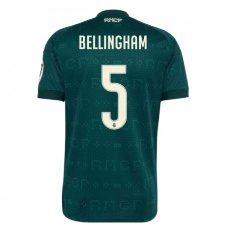 Levné Real Madrid Bellingham 5 Venkovní Fotbalové dresy 2026-27 Krátký Rukáv