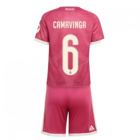 Levné Real Madrid Camavinga 6 Dětské Alternativní Fotbalové dresy 2026-27 Krátký Rukáv