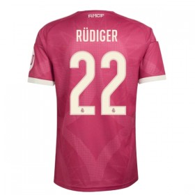 Levné Real Madrid Rudiger 22 Alternativní Fotbalové dresy 2026-27 Krátký Rukáv