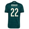 Levné Real Madrid Rudiger 22 Venkovní Fotbalové dresy 2026-27 Krátký Rukáv