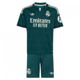 Levné Real Madrid Tchouameni 14 Dětské Venkovní Fotbalové dresy 2026-27 Krátký Rukáv
