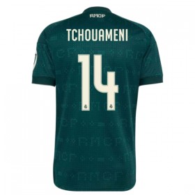 Levné Real Madrid Tchouameni 14 Venkovní Fotbalové dresy 2026-27 Krátký Rukáv