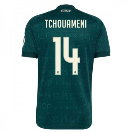 Levné Real Madrid Tchouameni 14 Venkovní Fotbalové dresy 2026-27 Krátký Rukáv
