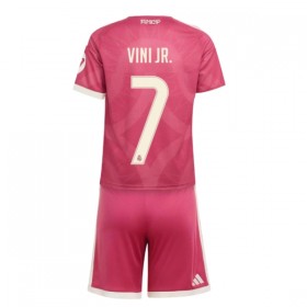 Levné Real Madrid Vini JR. 7 Dětské Alternativní Fotbalové dresy 2026-27 Krátký Rukáv