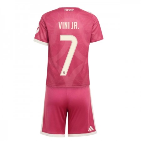 Levné Real Madrid Vini JR. 7 Dětské Alternativní Fotbalové dresy 2026-27 Krátký Rukáv