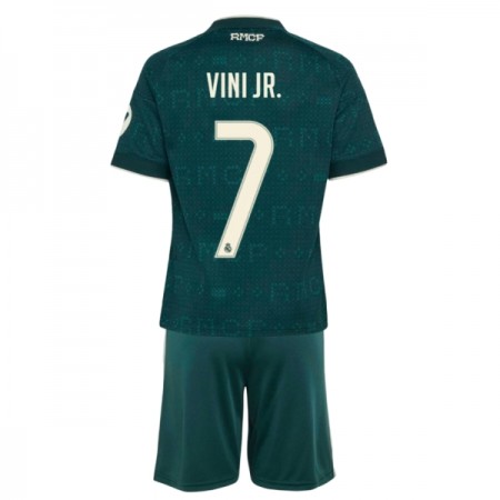 Levné Real Madrid Vini JR. 7 Dětské Venkovní Fotbalové dresy 2026-27 Krátký Rukáv