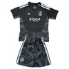 Levné Ajax Amsterdam Brankářské Dětské Černá 2026-27 Krátký Rukáv