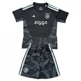 Levné Ajax Amsterdam Brankářské Dětské Černá 2026-27 Krátký Rukáv
