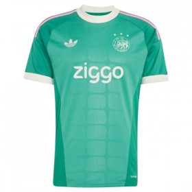 Levné Ajax Amsterdam Brankářské Zelená 2026-27 Krátký Rukáv