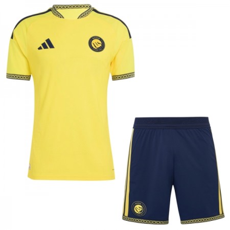 Levné Al Nassr Dětské Domácí Fotbalové dresy 2026-27 Krátký Rukáv