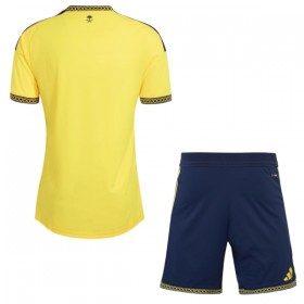 Levné Al Nassr Dětské Domácí Fotbalové dresy 2026-27 Krátký Rukáv