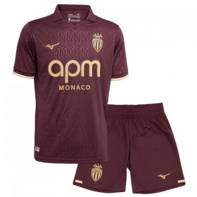 Levné AS Monaco Dětské Venkovní Fotbalové dresy 2026-27 Krátký Rukáv