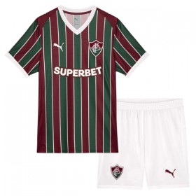 Levné Fluminense FC Dětské Domácí Fotbalové dresy 2026-27 Krátký Rukáv