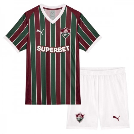 Levné Fluminense FC Dětské Domácí Fotbalové dresy 2026-27 Krátký Rukáv