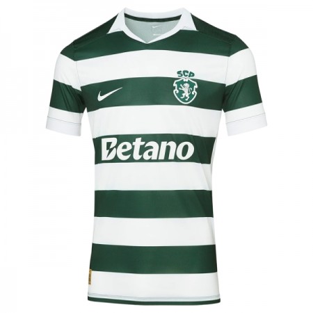 Levné Sporting CP Domácí Fotbalové dresy 2026-27 Krátký Rukáv