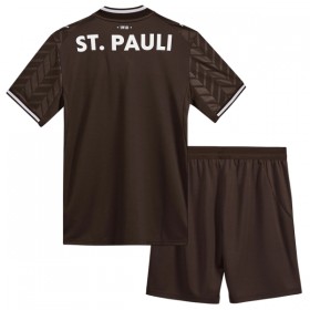 Levné St Pauli Dětské Domácí Fotbalové dresy 2026-27 Krátký Rukáv