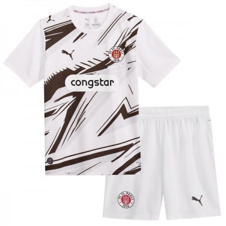 Levné St Pauli Dětské Venkovní Fotbalové dresy 2026-27 Krátký Rukáv