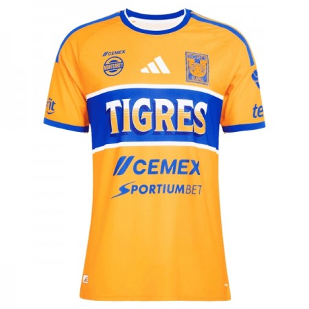 Levné Tigres UANL Domácí Fotbalové dresy 2026-27 Krátký Rukáv
