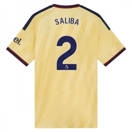 Levné Arsenal Saliba 2 Alternativní Fotbalové dresy 2026-27 Krátký Rukáv