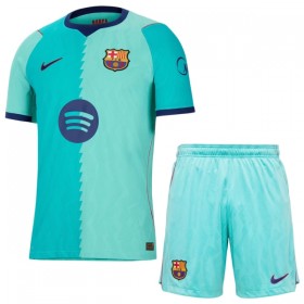 Levné FC Barcelona Dětské Alternativní Fotbalové dresy 2026-27 Krátký Rukáv